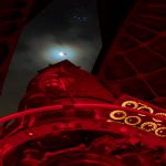 تلسکوپ و ماه گرفتگی در یک قاب — تصویر نجومی
