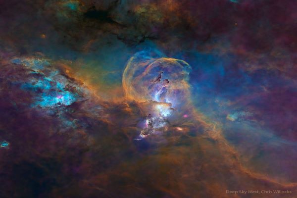 منطقه ستاره زایی NGC 3582 بدون ستاره