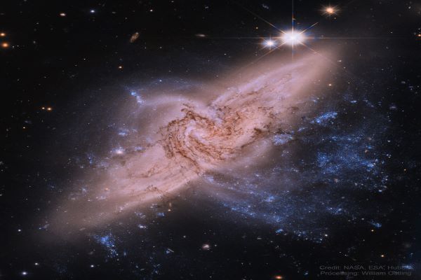 همپوشانی کهکشان های NGC 3314