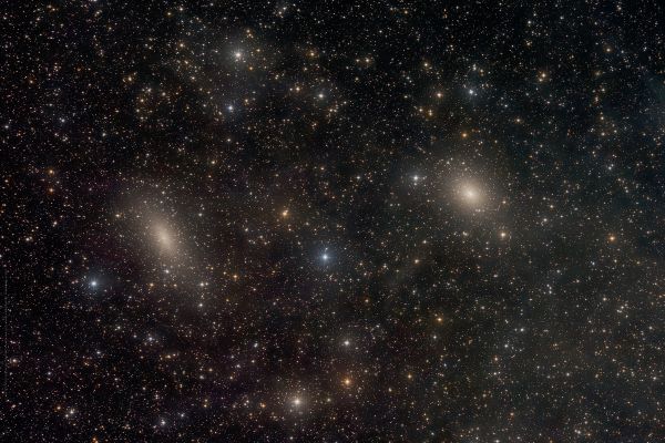 کهکشان های کوتوله NGC 147 و NGC 185 